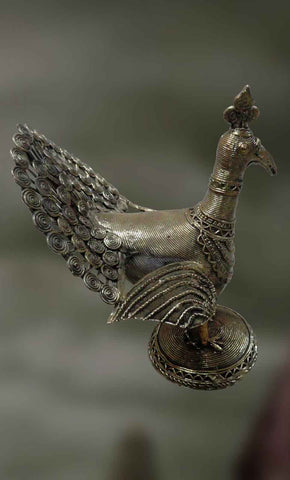 Dhokra Brass Works Peacock
