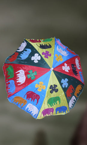 Vidipaka: Umbrella with Traditional Print