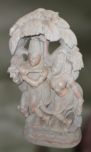 Abhedabhava:Krishna with Radha under a Tree