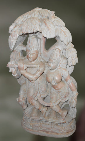 Abhedabhava:Krishna with Radha under a Tree