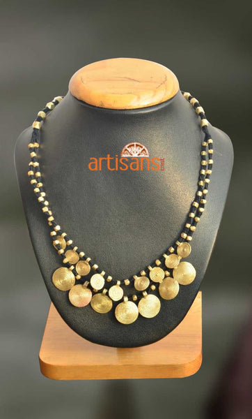 Tribal Jewellery:Necklace with circular pendants