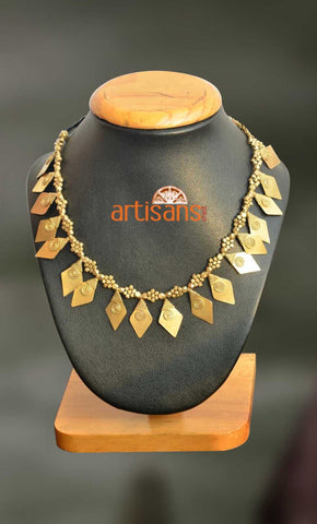 Tribal Jewellery:Necklace with conch shaped pendants