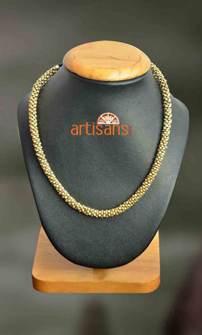 Tribal Jewellery:Necklace with golden beads