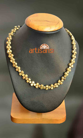 Tribal Jewellery:Necklace with golden beads