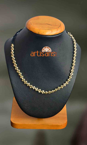 Tribal Jewellery:Necklace with golden beads