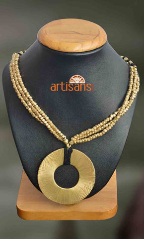 Tribal Jewellery:Necklace with round locket