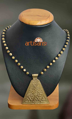 Tribal Jewellery:Necklace with triangular locket