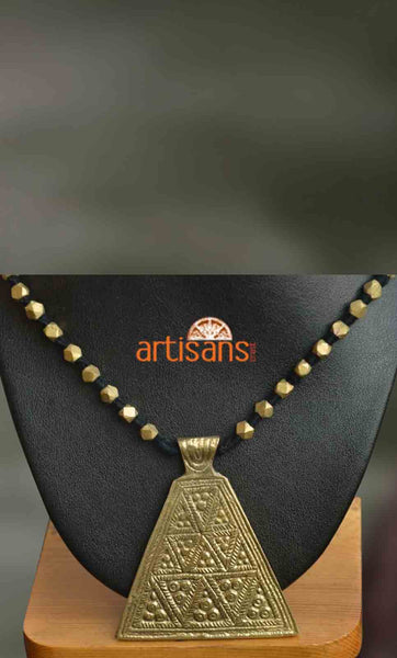Tribal Jewellery:Necklace with triangular locket