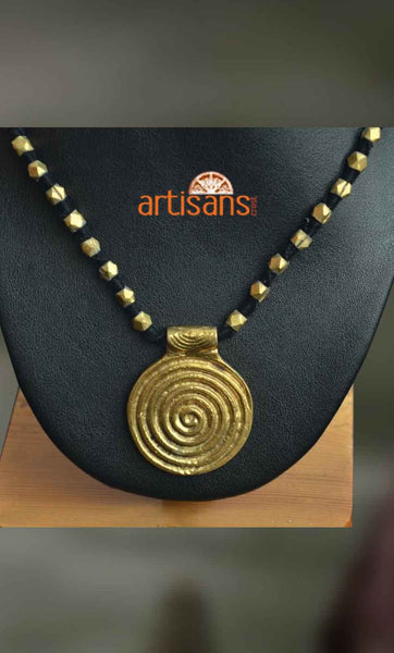 Tribal Jewellery:Necklace with round locket