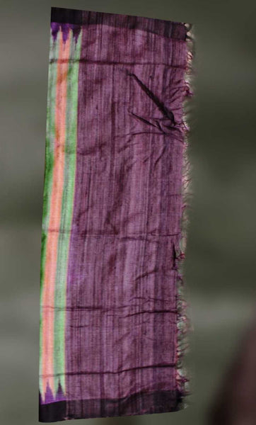 Handloom- Tussar Silk and Cotton Shawl