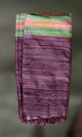 Handloom- Tussar Silk and Cotton Shawl