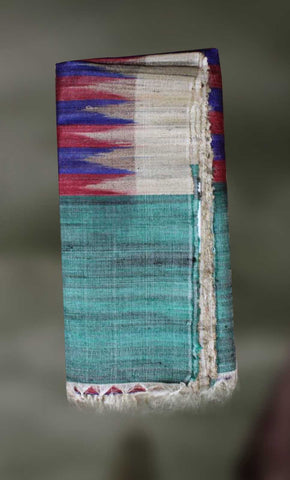 Handloom- Tussar Silk and Cotton Shawl