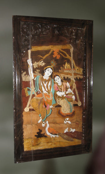 Ananta Prema:Radha and Krishna in a Swing