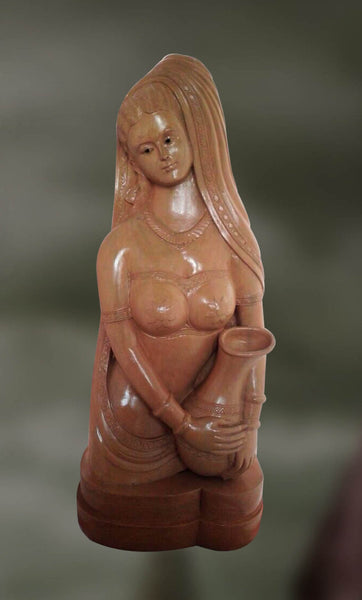 Charu: Beautiful Lady Holding a Pitcher