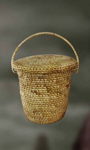 Golden Grass - Cylindrical Box