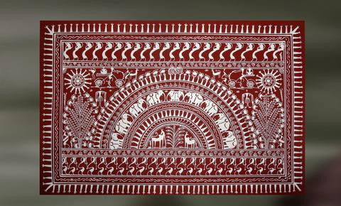 Nisarga: Tribal Saura Art Depicting Nature