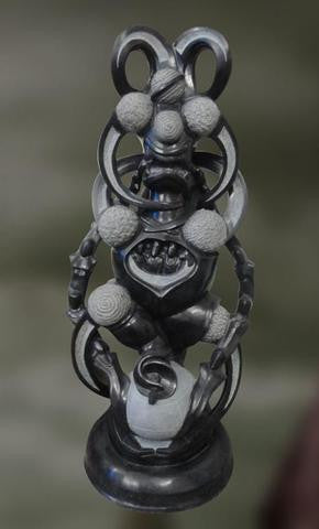 Urutva:The Vastness (Stone & Wood Sculpture)