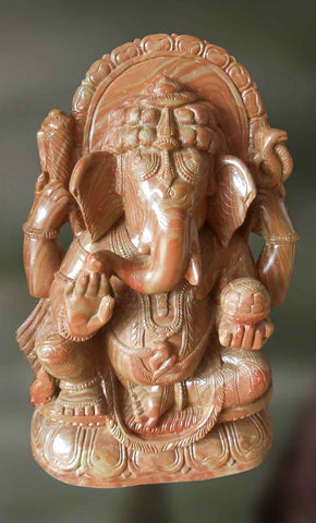 Siddhi Vinayaka:  Blessing with Trunk on the Right Side