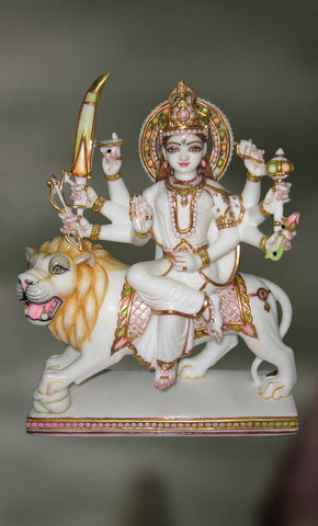 Sadabhuja: Goddess Durga on a Lion