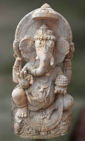 Vinayaka: Ganesha Blessing under a Canopy
