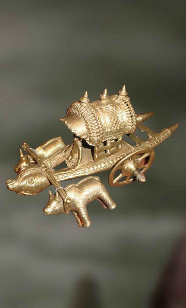Bullock Cart - Dhokra Work of Art