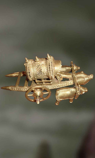 Bullock Cart - Dhokra Work of Art
