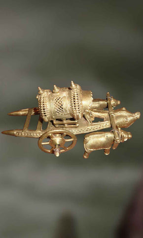 Bullock Cart - Dhokra Work of Art