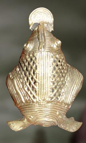 Frog with a Coin - Dhokra Work of Art